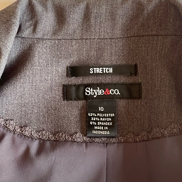 Style & Co. Fully Lined Suit Jacket - Picture 12 of 16